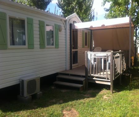 Location de particuliers � particuliers location mobil home clim lave linge lave vaisselle terrasse couverte Camping / Mobile-home H�rault