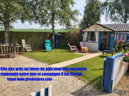Location de particuliers � particuliers Gites,�tretat,mer,camp,calme,repos,jardin,piscine spa 2 km  Location saisonni�re Seine Maritime