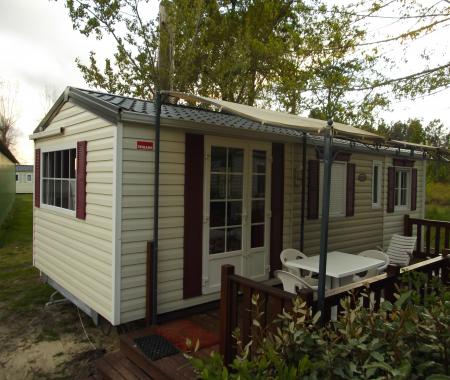 Location de particuliers � particuliers Beau mobile-home dans un camping avec piscine  Camping / Mobile-home Landes