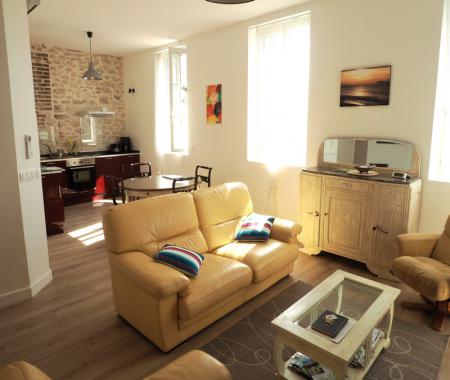 Location de particuliers � particuliers Les Barthes, agr�able appartement 3 pi�ces, climatis�, centre Dax Location saisonni�re Landes