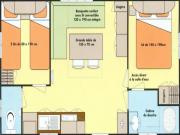 Location de particuliers � particuliers Sud Ard�che mobil home pour 6 Camping fmailial*** piscine avec pataugeoire et activit�s Camping / Mobile-home Ard�che photo 4