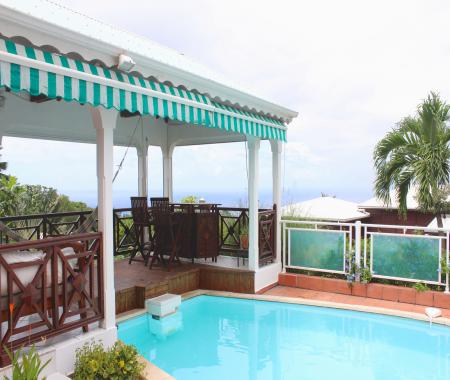 Location de particuliers � particuliers Villa de standing vue mer , proche plages Location saisonni�re Guadeloupe