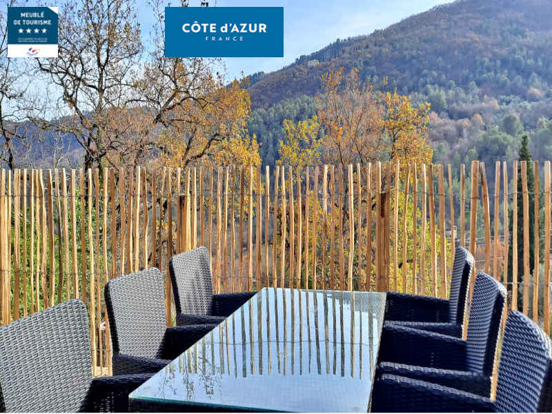 Location de particuliers � particuliers LA MAISON DU PAYSAN VILLA INDEPENDANTE AVEC JARDIN PRIVATIF & VUE PANORAMIQUE. CALME ET TRANQUILITE Location saisonni�re Alpes maritimes