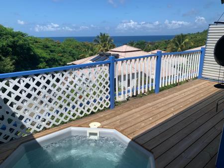 Location de particuliers � particuliers Le Colibri, belle vue mer, plage, piscinette privative Location saisonni�re Guadeloupe