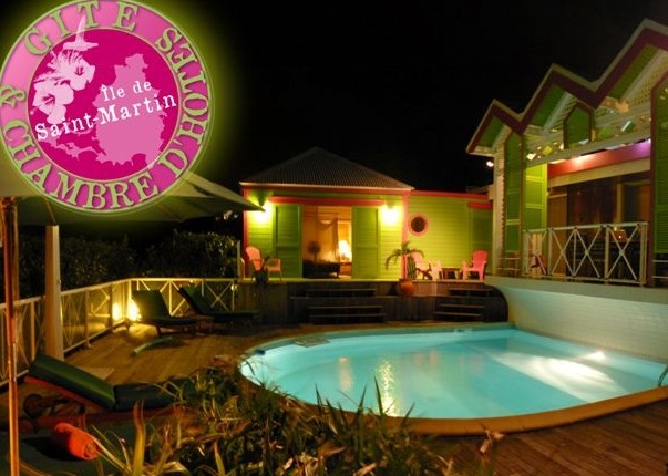 Location de particuliers � particuliers �le de St. Martin  chambre d'h�te  baie orientale Chambres d'hotes Saint-Martin