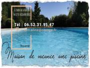 Location de particuliers � particuliers Location de Maison de vacances 5 chambres avec piscine priv�e en campagne  Location saisonni�re Vaucluse photo 15