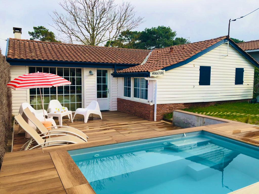 Location de particuliers � particuliers Villa de charme  bord de mer avec piscine 4 chambres  Location saisonni�re Landes